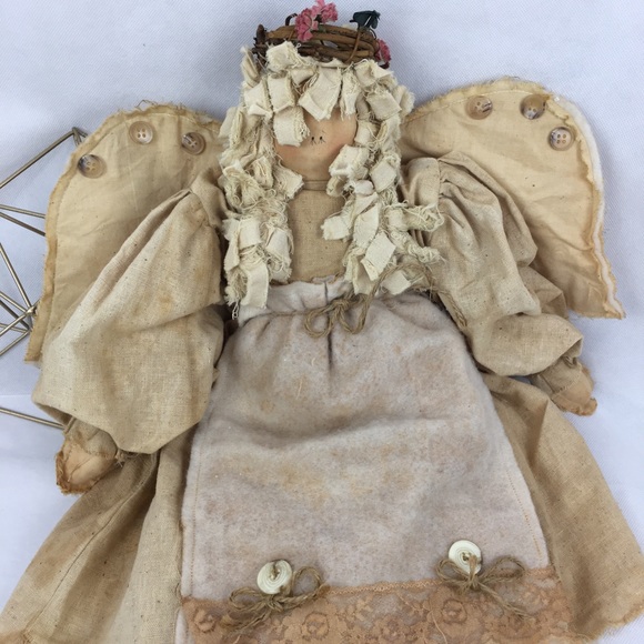 Country Fabric Ragdoll Angel - Picture 6 of 6